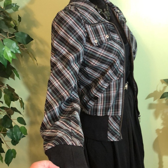 H&M Plaid Jacket size 4 - Picture 2 of 16